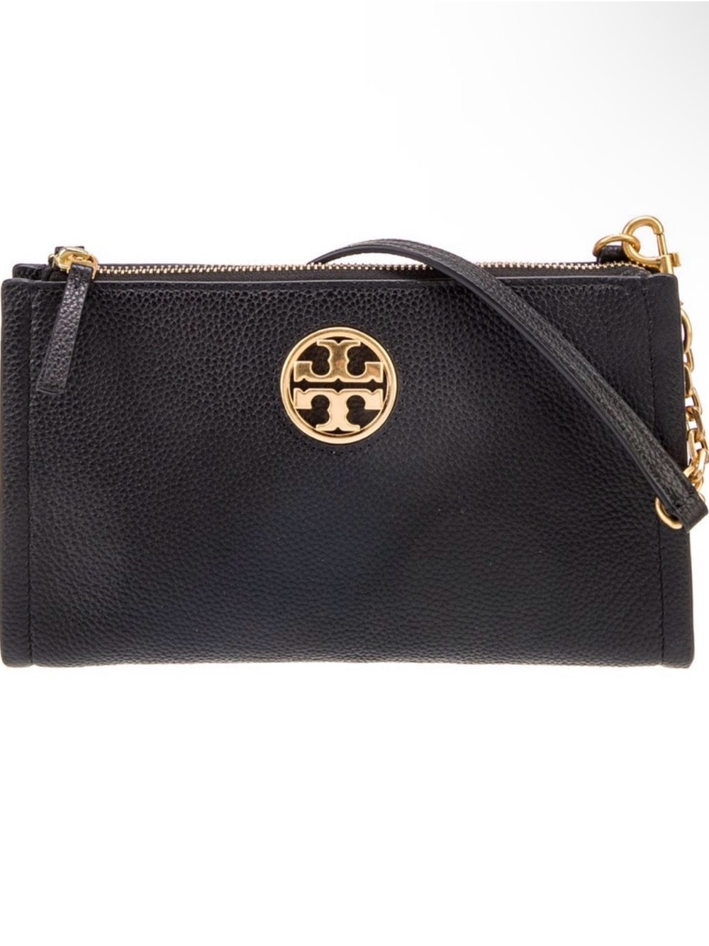 Tory Burch Chain-Link Leather Crossbody Bag